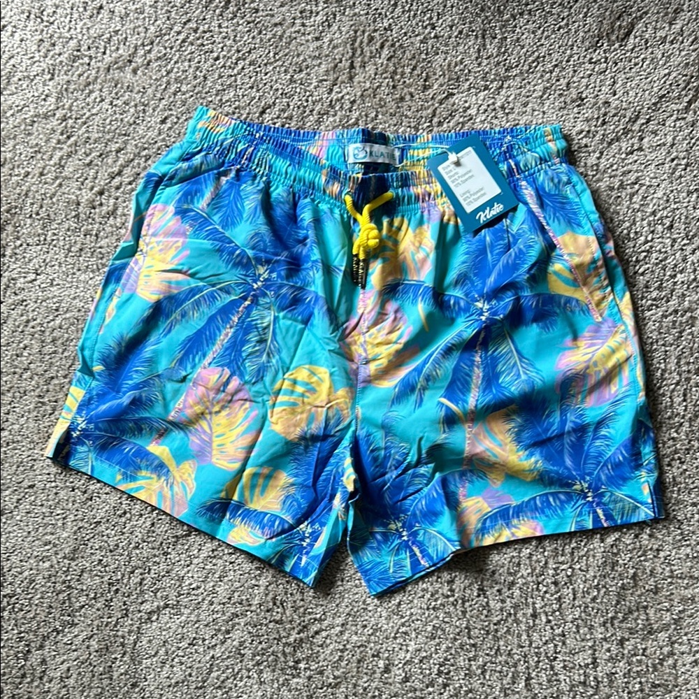 Vilebrequin Blue Tropical Men Shorts